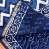 Dabu-indigo-block-printed-silk-cotton-sari shilphaat