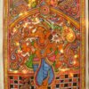 Ganesha-and-Mushak-leather-tholu-bommalata-leather-painting