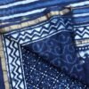 Indigo-and-white-dabu-printed-chanderi-saree