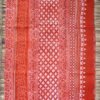 Rust-orange-Bagru-printed-chanderi-sari