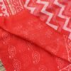 Saffron-red-bagru-printed-chanderi-saree