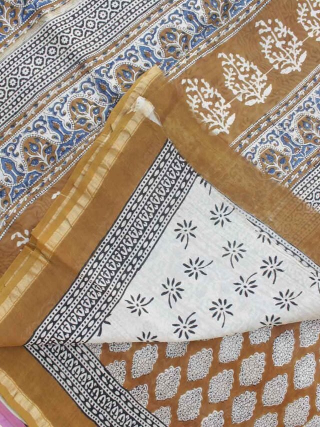 coffee-brown-bagru-printed-silk-cotton-saree