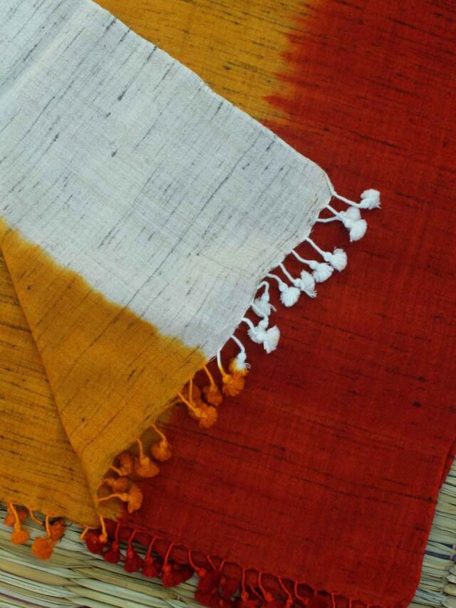 red-orange-,-yellow-and-beige-silk-wool-stole