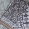 Brown-grey--dabu-block-printed-kota-cotton-saree-