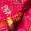 Pink-handwoven-patola-pure-silk-dupatta