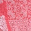 Carrot-red-lucknow-chikankari-georgette-ladies-kurta-fabric