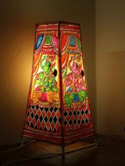 Ganesha-rectangle-tholu-bommalata-lamp