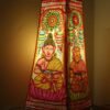 Gautam-buddha-painted-tholu-bommalata-lamp
