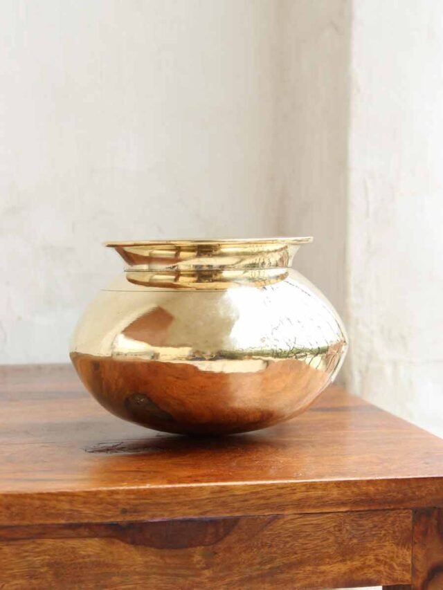 Batuli-Brass-german-silver-serving pot