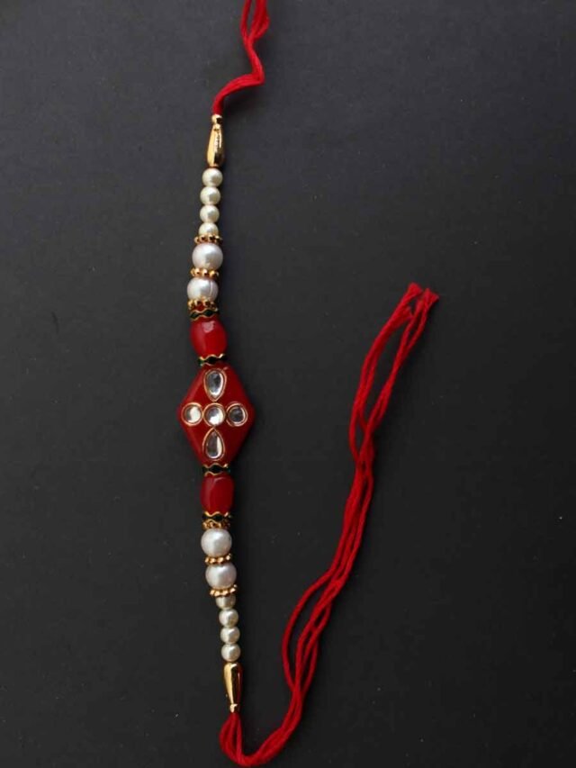 Red-kundanwork-Rakshabandhan shilphaat
