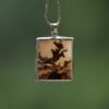 Black-moss--shazar-stone-silver-pendant