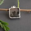 Black-trees--small-dendritic-agate-silver-pendant