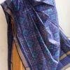 Dark-Blue-Patan-Patola-pure-Silk-Dupatta at Shilphaat.com