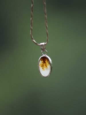 Dendritic-agate-small-pure-silver-pendant