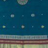 Bluish-Green-Ahir-embroidered-Gujarati-shawl