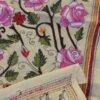 Pink-roses-nakshi-kantha-embroidered-silk-stole