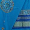 turquoise-Blue-Ahir-HandEmbroidered-Gujarati-shawl