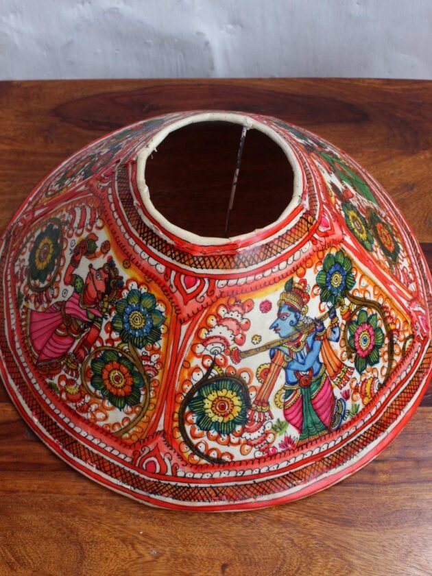 Radha-krishna-round-lampshade