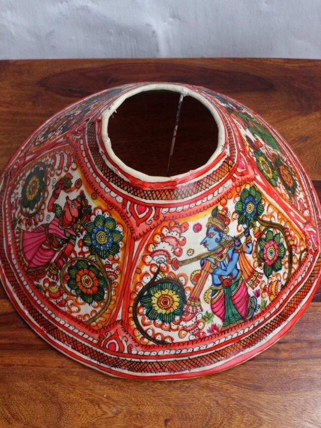 Radha-krishna-round-lampshade