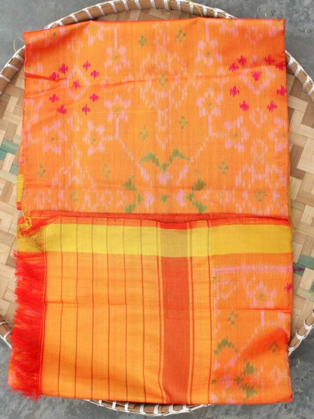 Yellow-patan-patola-pure-silk-dupatta