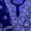 Dark-blue-georgette-chikankari-lucknowi-kurta