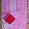 Pastel-Pink-Linen-cotton-Sari