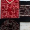 Red-and-Black-birds-kantha-handembroidered-cotton-dress-material