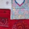 white-and-red-kantha-handembroidered-cotton-dress-material