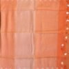 Pastel-orange-linen-summer-sari