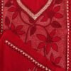 Red-Kantha-handembroidered-cotton-ladies-Kurta-fabric