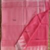 Rose-pink-Jamdani-Linen-Saree