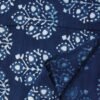 White-and-natural-Indigo-Dabu-block-printed-cotton-fabric