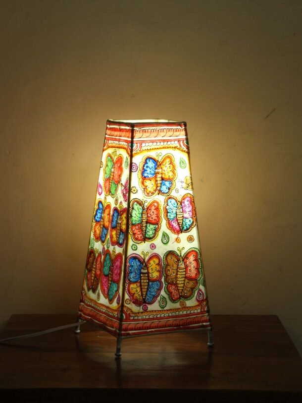 Butterflies-Tholu-Bommalata-long-lamp
