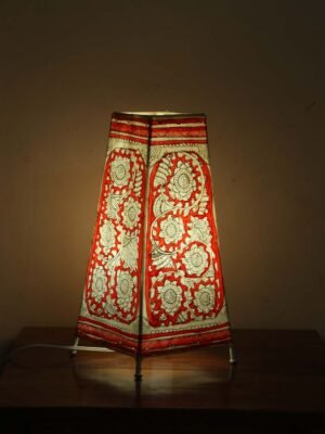 Red-and-white-Tholu-Bommalata-long-lamp