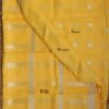 Yellow-zari-buti-Pure-bhagalpuri-linen-sari