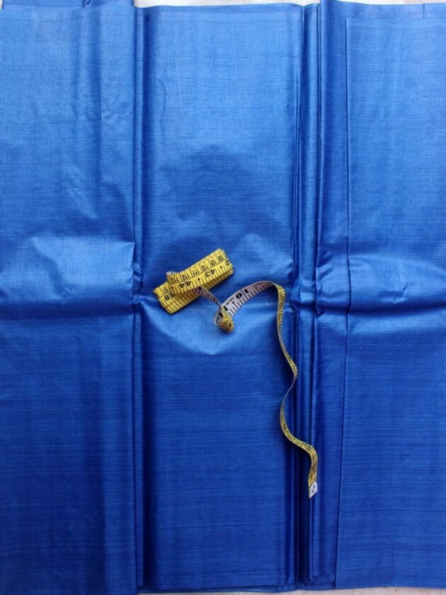 Dark-Blue-Bhagalpuri-paper-tussar-silk-Fabric
