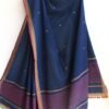 Dark-Blue-handloom-bhujodi-pure-cotton-dupatta Shilphaat