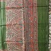 Dark-Green-Madhubani-tussar-silk-dupatta