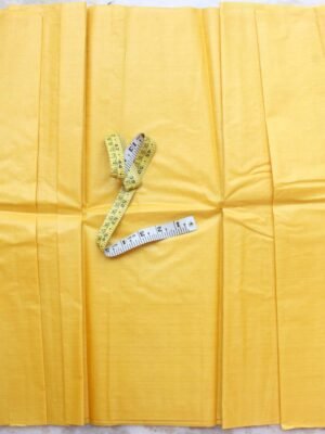 Sun-yellow-Bhagalpuri-paper-tussar-silk-Fabric