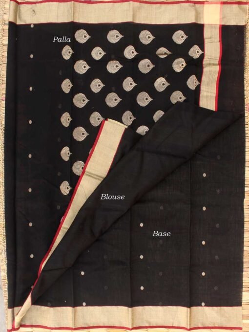 Black-zariwork-chanderi--silk-cotton-saree