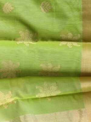 Dhani-green-pure--zari-chanderi-sari
