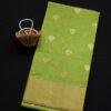 Dhani-green-zari-chanderi-saree-Shilphaat