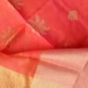 Orange-Leaf-zari-buit-chanderi-silk-saree