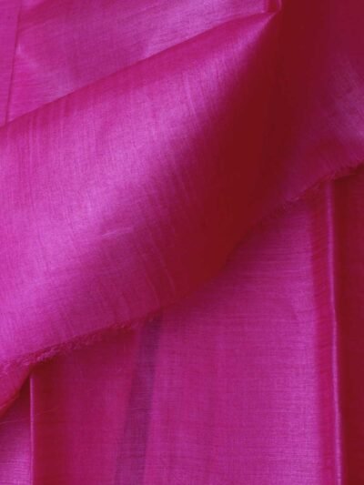 Berry-Pink-Bhagalpuri-paper-tassar-silk-kurta-Fabric