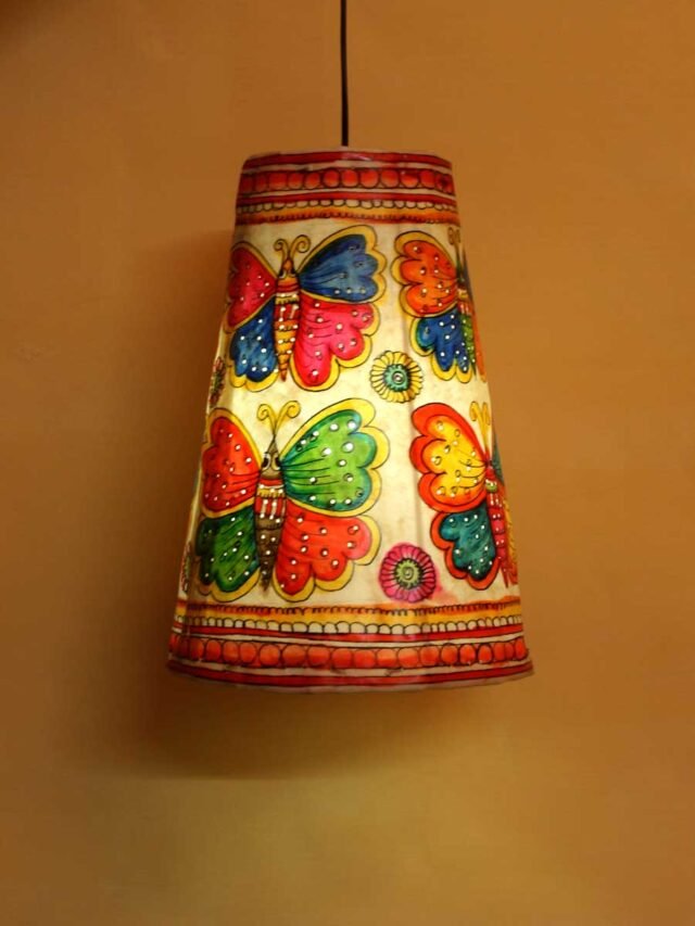 Butterfly-Tholu-Bommalata-Hanging-Lamp