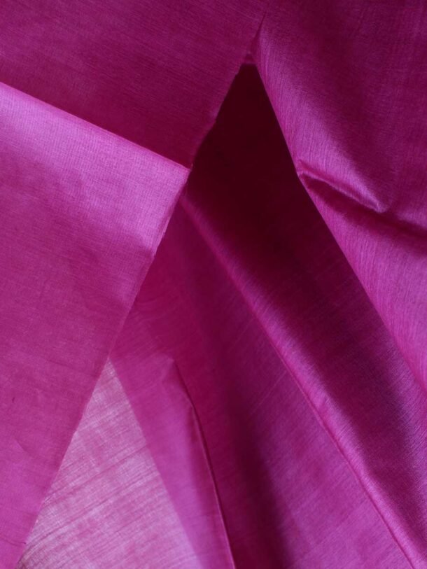 Purple-Pink-pure-Bhagalpuri--tassar-silk-Fabric