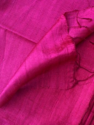 Purple-magenta-dupion-tussar-silk-fabric