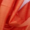 Saffron-Orange-Dupion-tussar-silk-dupatta-Fabric