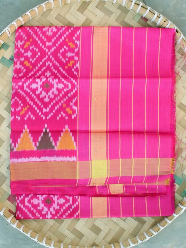 Hot-Pink-Patan-Patola-pure-silk-dupatta