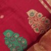 Meena-buti-Maroon-red-zari-chanderi-handloom-saree